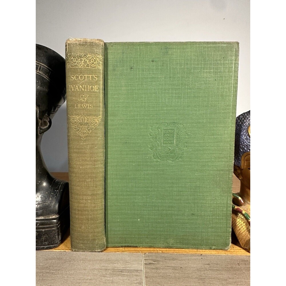 Scott Ivanhoe First Edition 1900s Antique Hardcover Classic Historical Novel